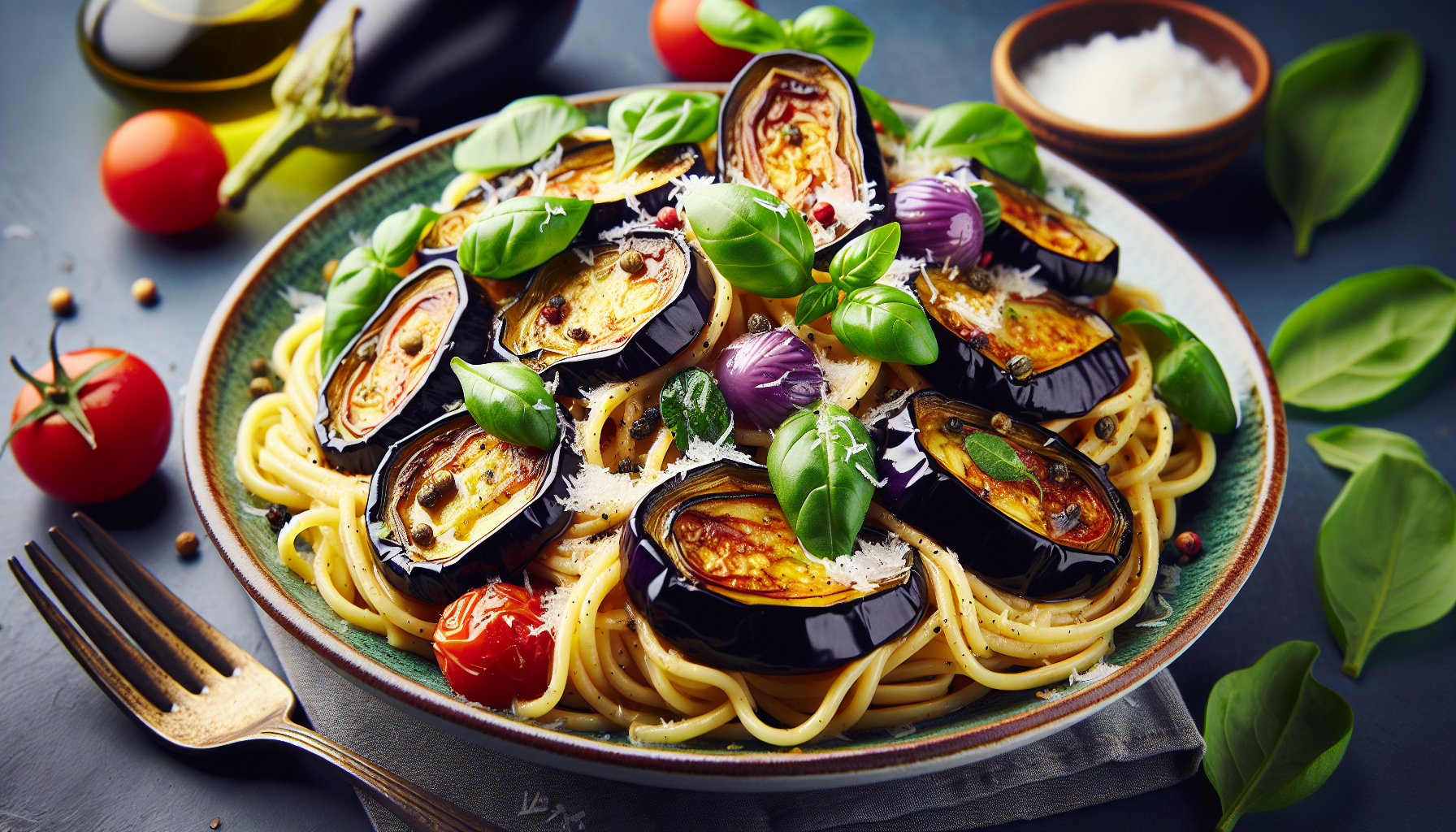 pasta con le melanzane alla siciliana